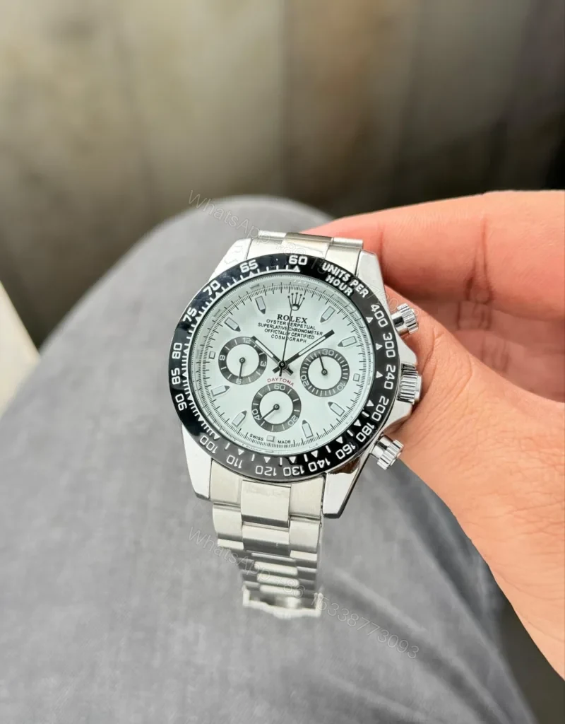 View 3 of Rolex Cosmograph Daytona Platinum White 42mm Quartz