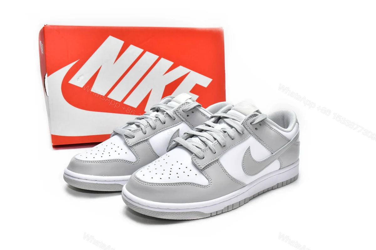Dope Sneakers Nike Dunk Low Grey Fog DD1391-103 — view 2