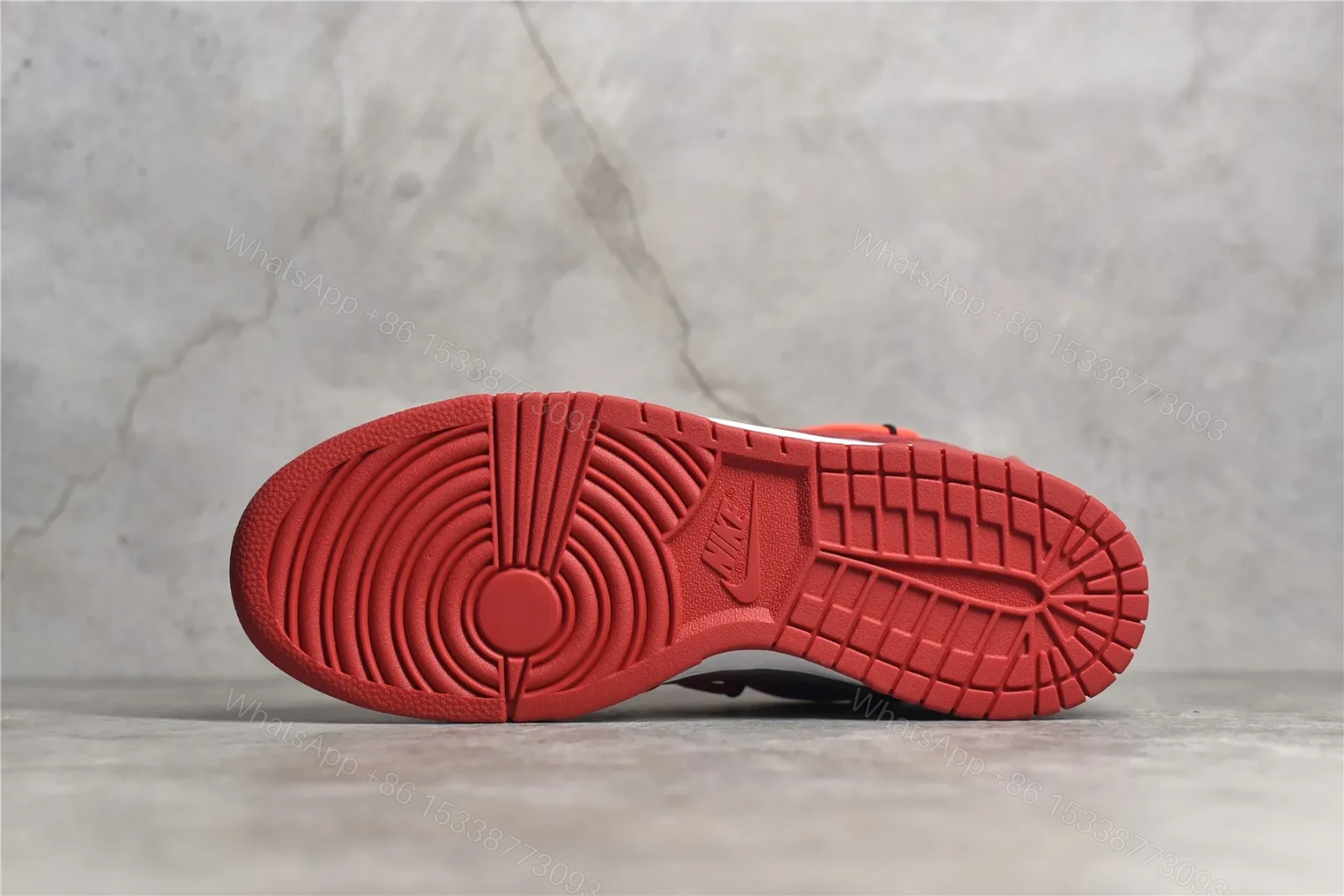 View 8 of Nike Dunk Low Off-White University Red Replicas