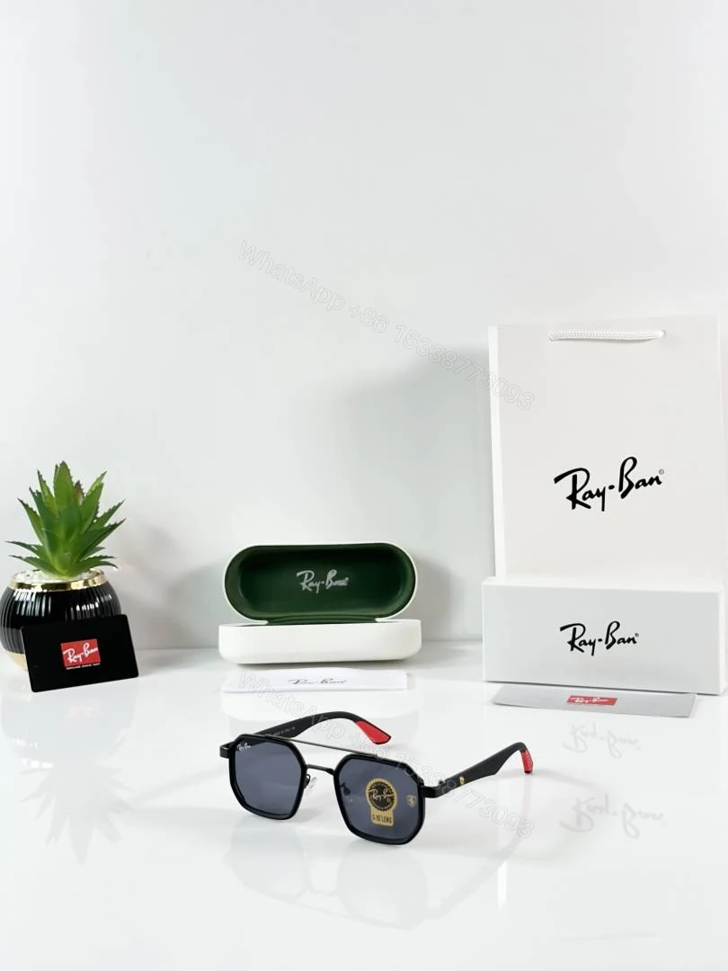First Copy RayBan 09 Black Sunglasses — view 1