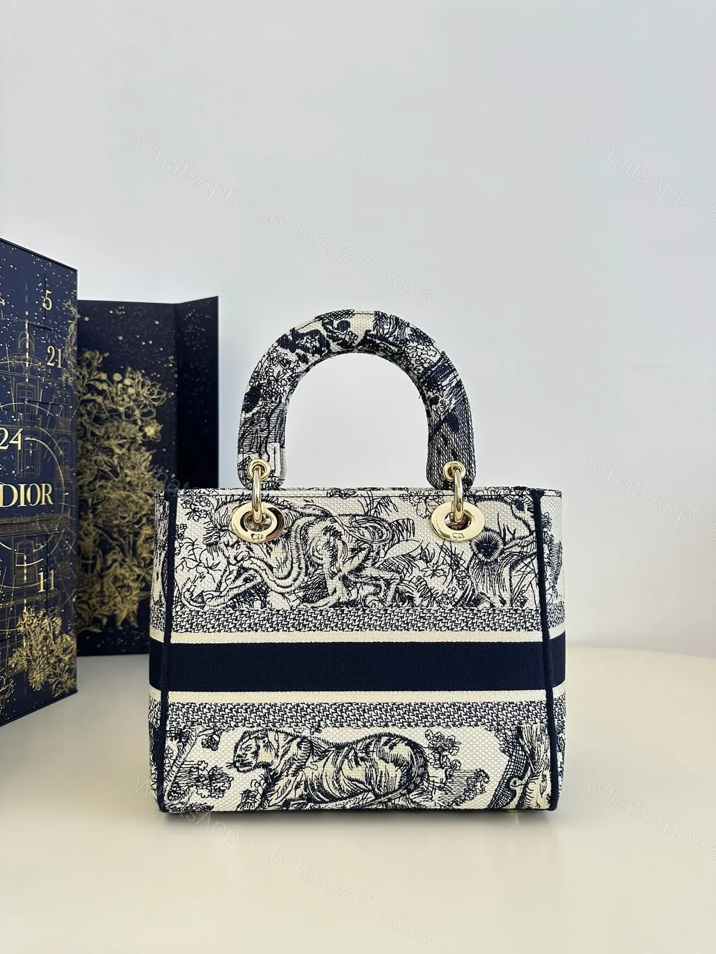View 3 of CHRISTIAN DIOR BAG Lady D-lite Bag Blue
