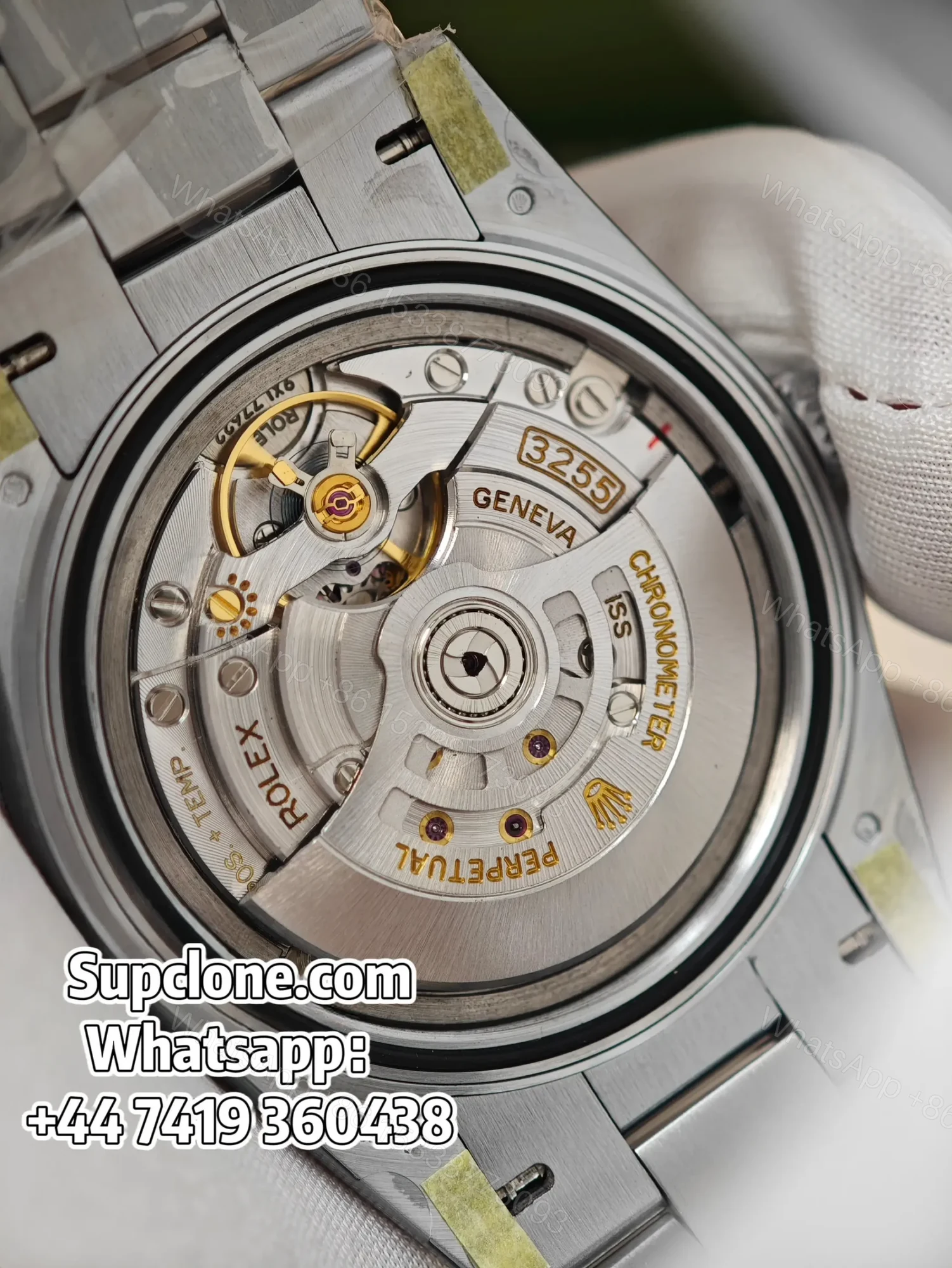 View 8 of Rolex Day-Date 40mm Meteorite Diamond Dial – Super Clone 1:1 Cal. 3255