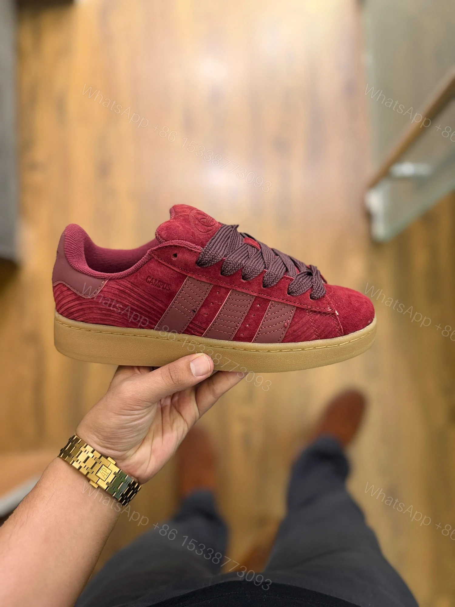 View 2 of FIRST COPY Adidas Originals Campus Maroon 2024