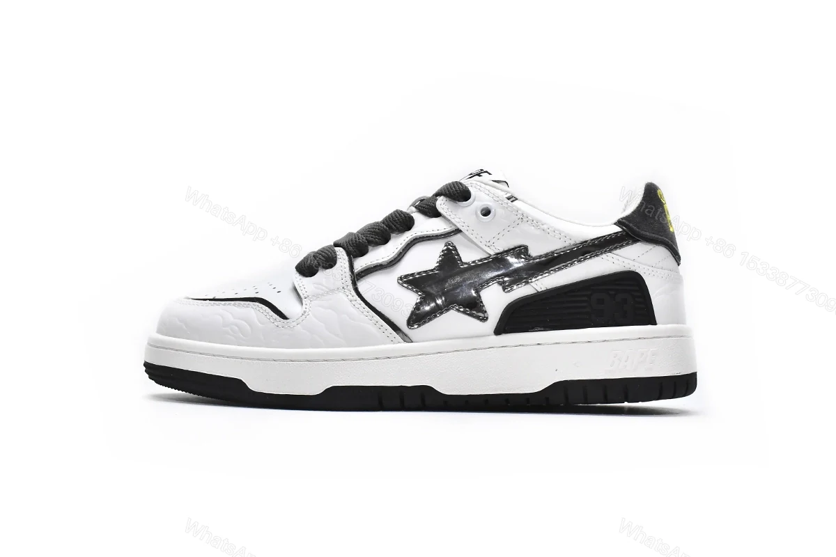View 8 of A Bathing Ape Bape SK8 Sta White Silver 001FWH801020_WHT_A