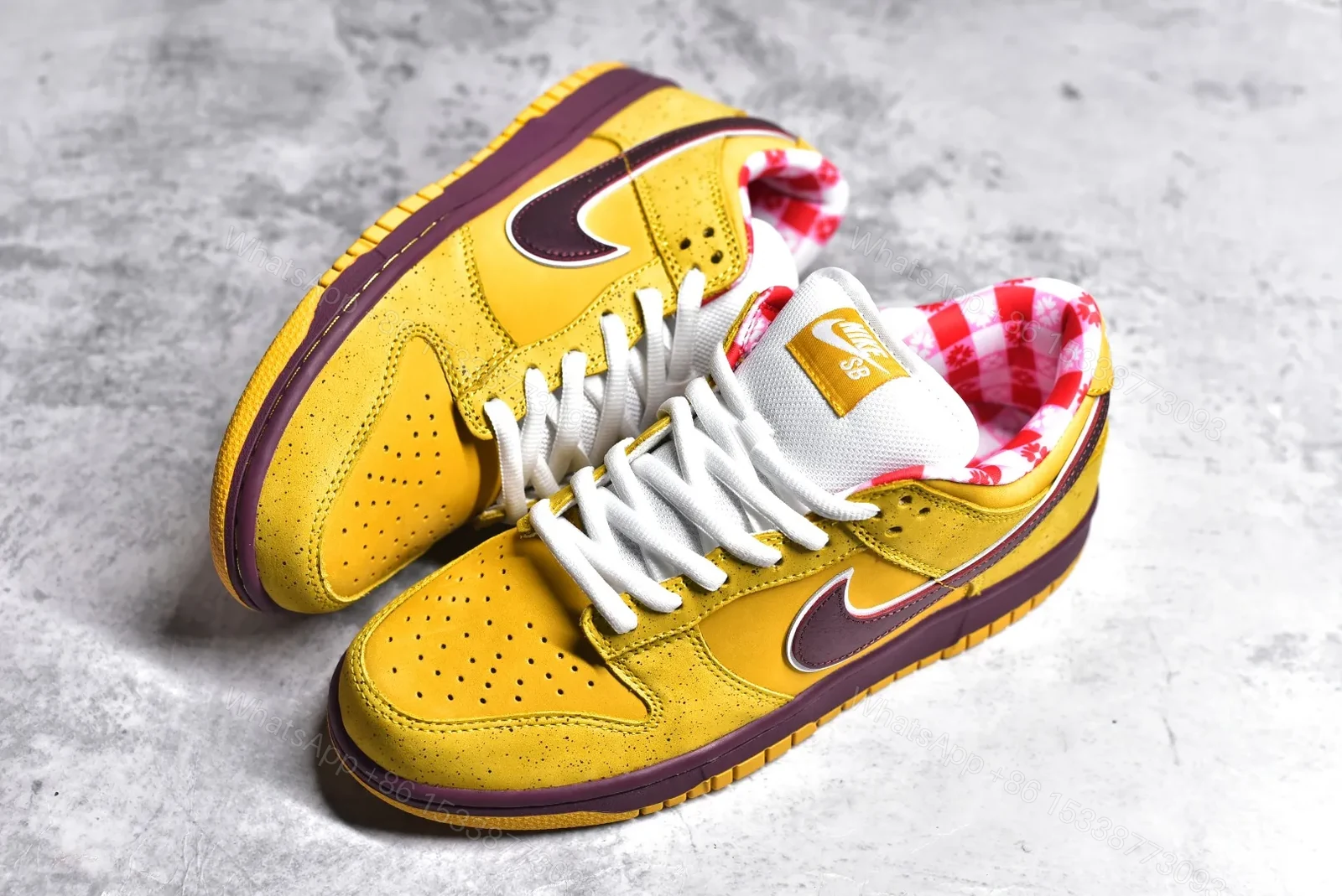 View 3 of Nike Dunk SB Low Yellow Lobster Replica
