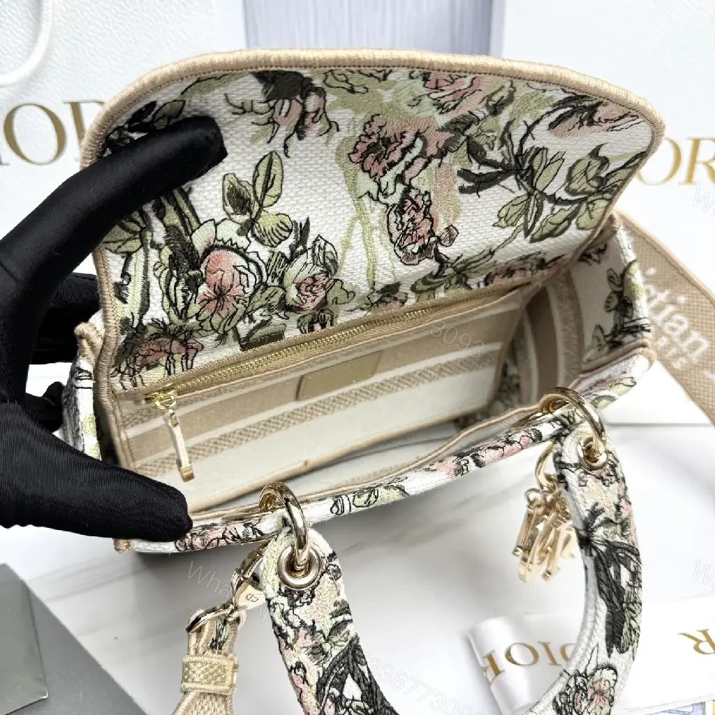 View 6 of Floral Luxe Handbag: Tapestry Texture, Crossbody Elegance