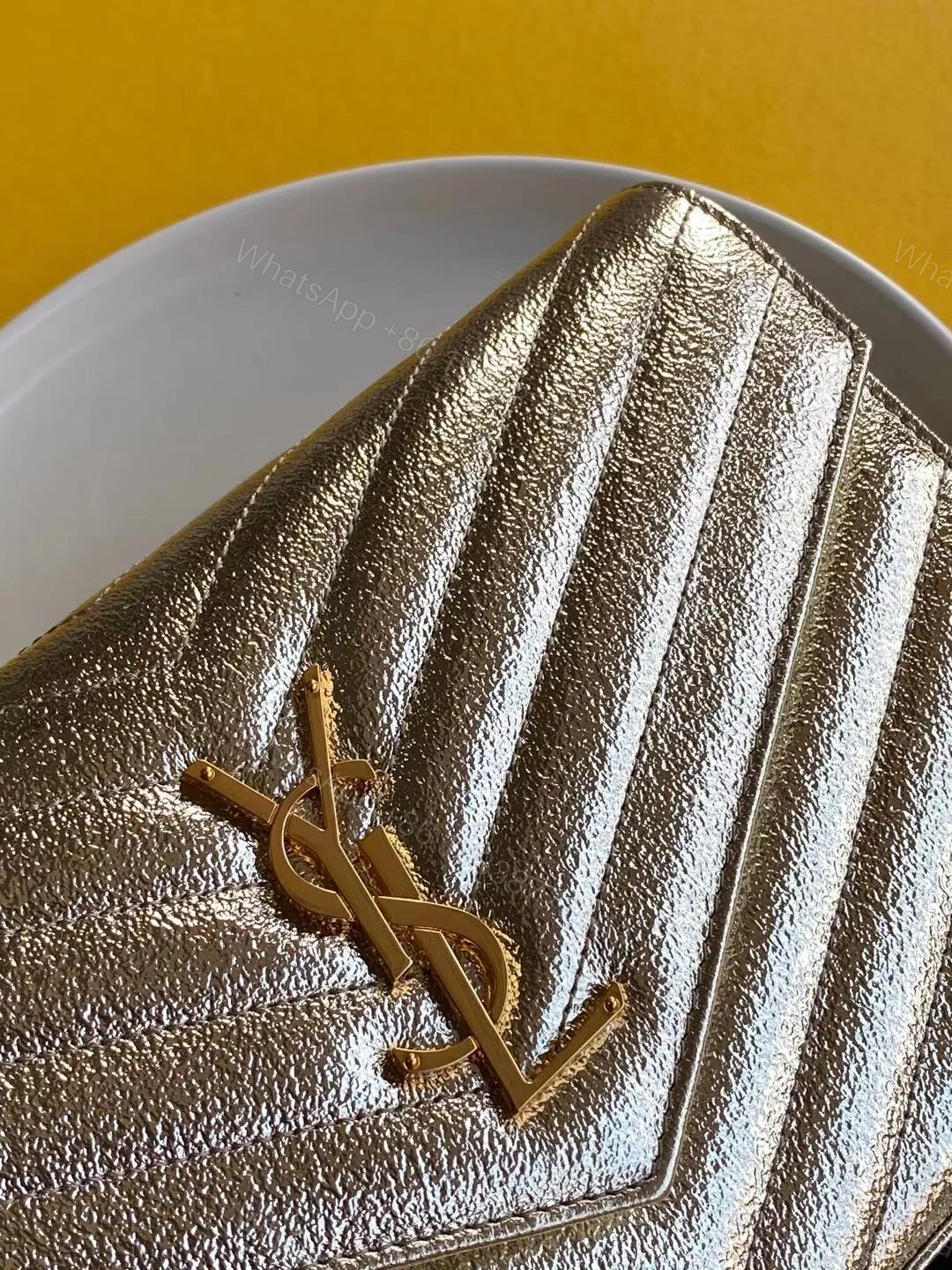 View 8 of Ysl Gold Clutch Ysl Sling Bag