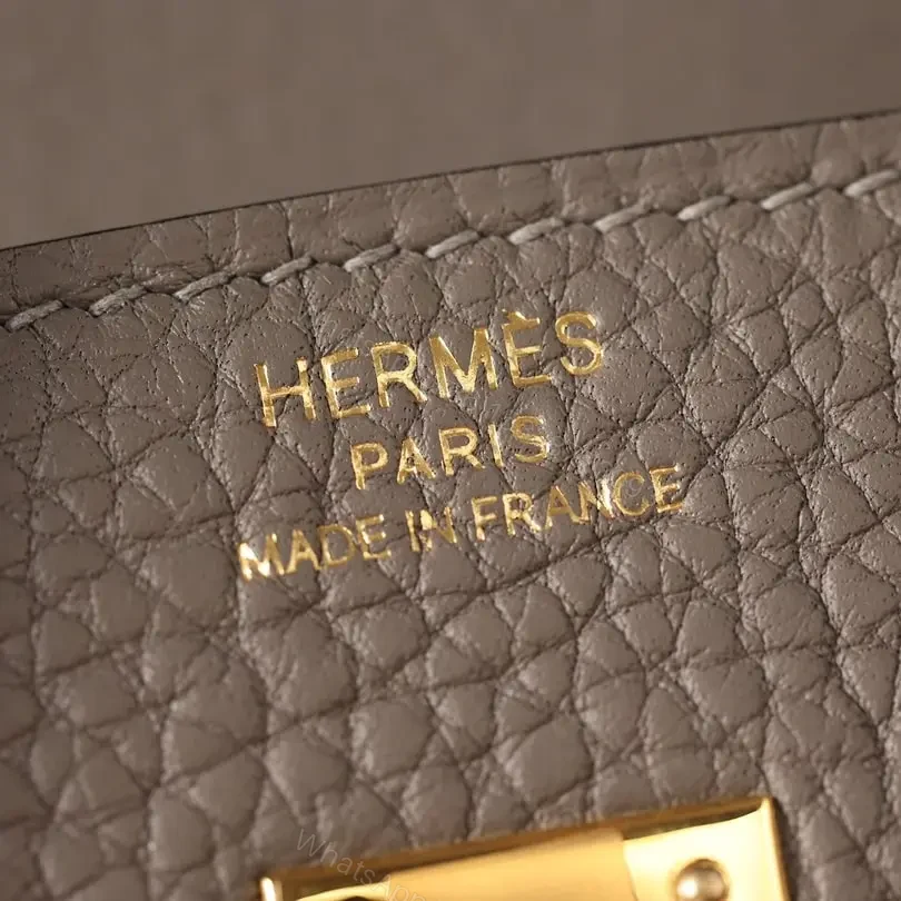 View 15 of 高仿Hermes*Birkin25積雨云灰金扣免檢版