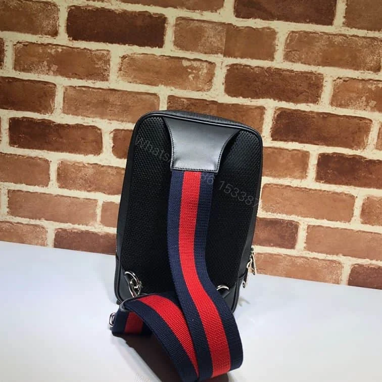 View 2 of GUCCI ALL OVER PRINT MESSENGER BAG BLACK – GBC31