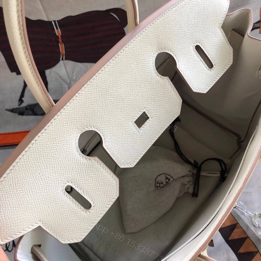 View 5 of Hermes Birkin 25 Bag Epsom Sellier Nata 25Cm