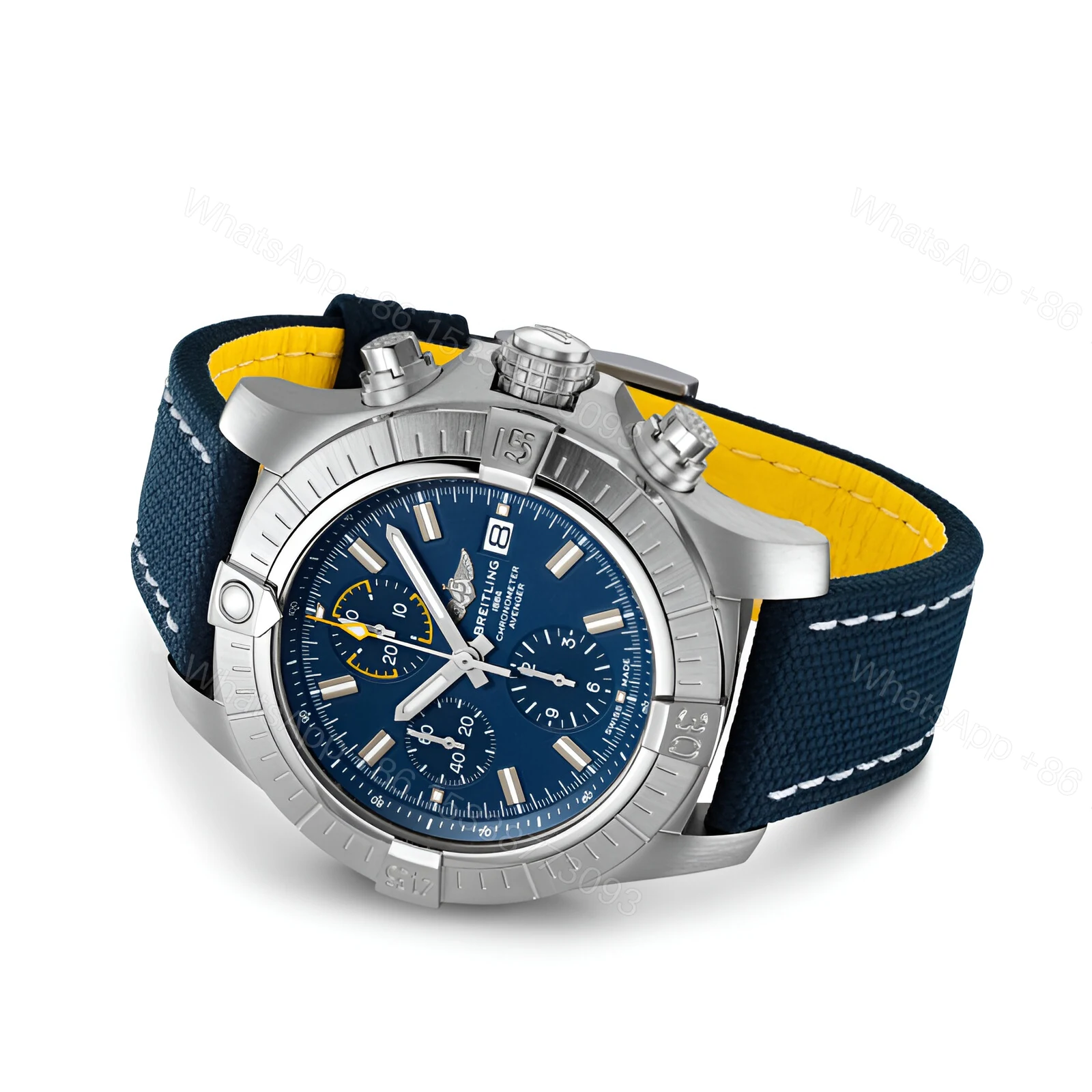 View 3 of Breitling A13385101C1X2 Blue Dial Replica