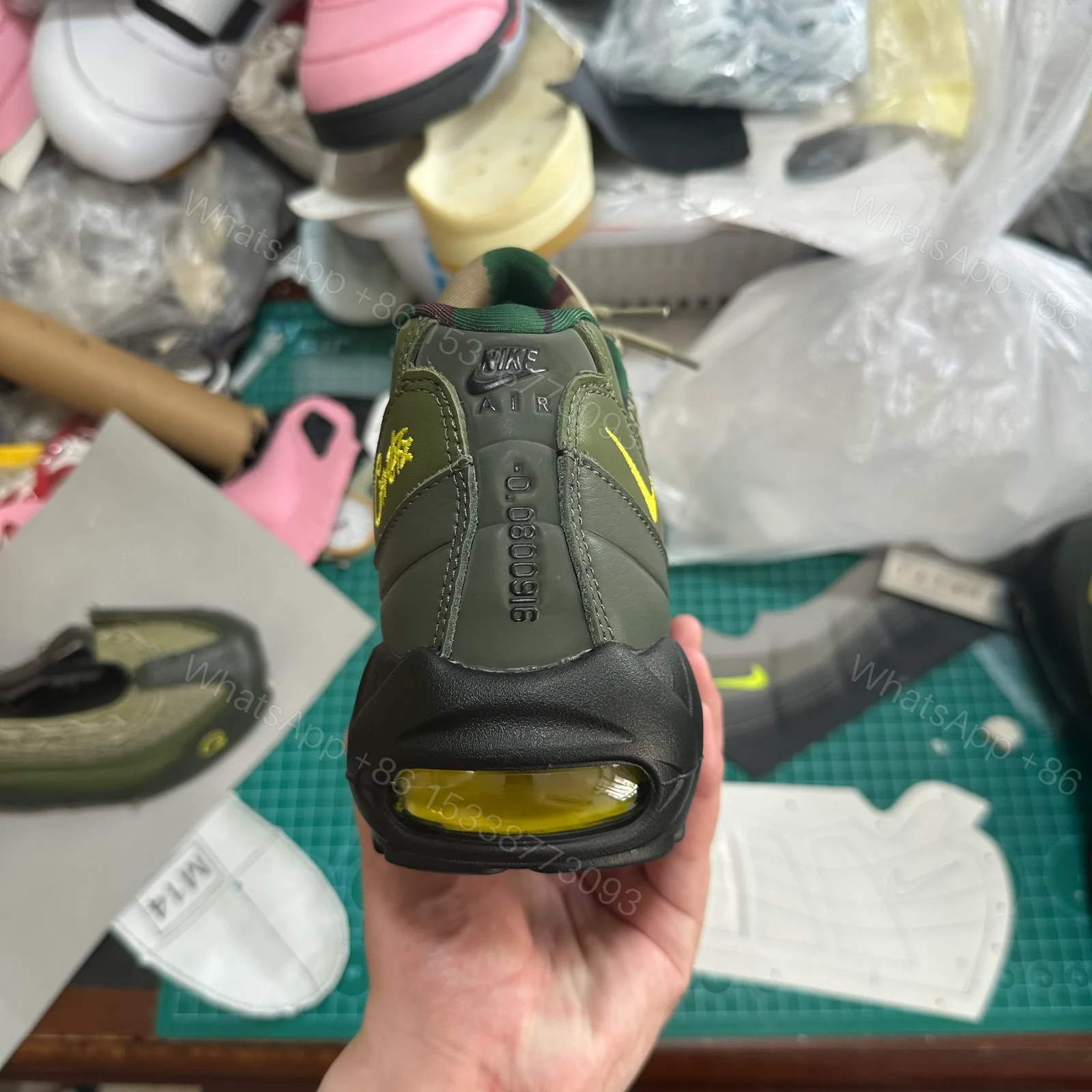 View 4 of Nike Air Max 95 SP Corteiz Gutta Green