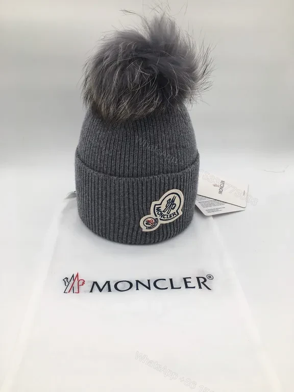 View 9 of Blush Pink Wool Beanie â€” Cozy Luxury with Pom-Pom