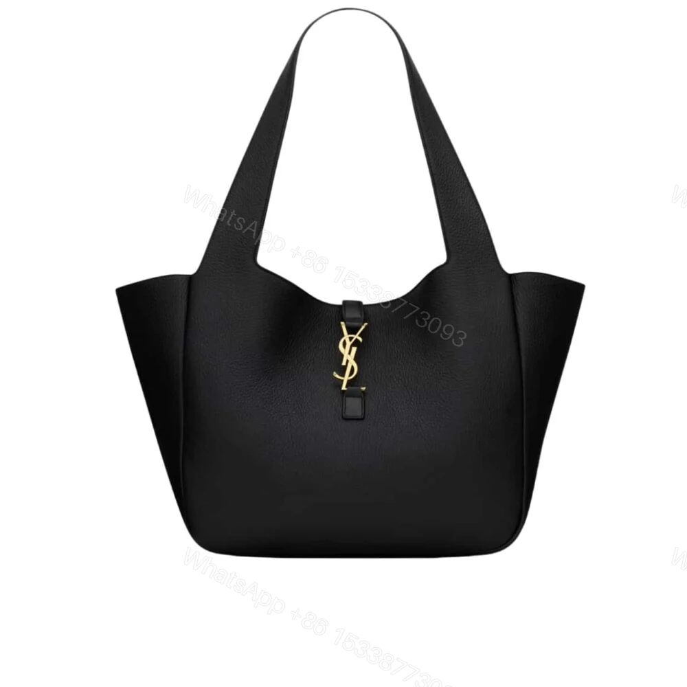 Saint Laurent Le 5 À 7 Bea In Grained Leather Black 50Cm 763435AADUU1000 — view 1