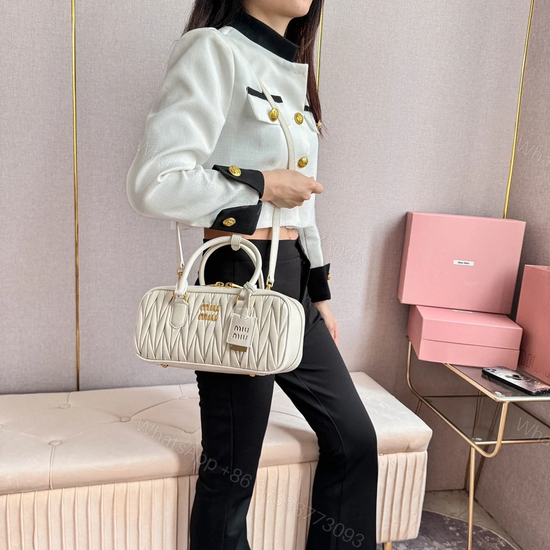 View 22 of 高仿miumiu繆繆*5BB148保齡球包袋白色免檢版