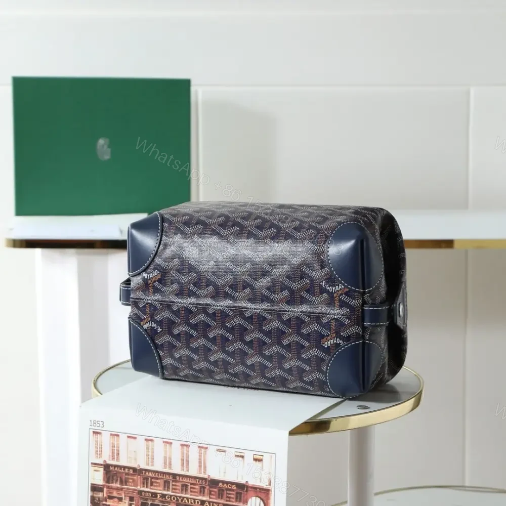 View 5 of 高仿Goyard*BOEING3旅行洗漱包化妝包深藍免檢版