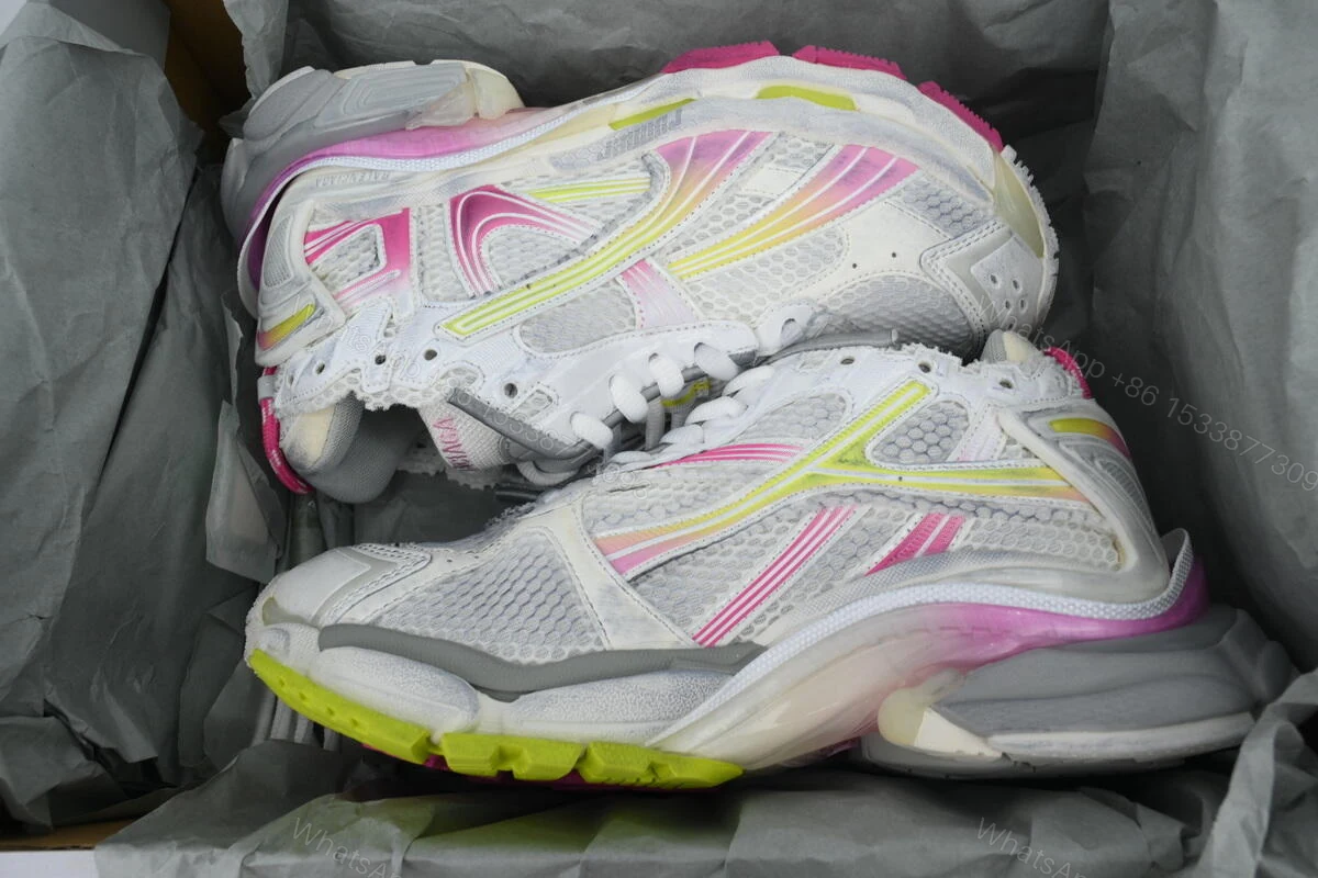 View 5 of Balenciaga Runner Sneaker Gradient Yellow Powder 772767 WRUNG 9517