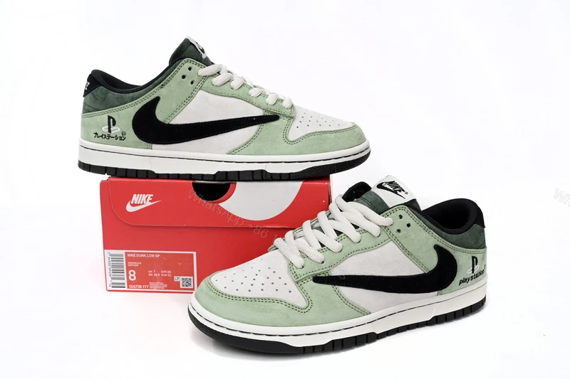 View 3 of Travis Scott x PlayStation x Nike Dunk Low ”PS5′′ CU1726-777