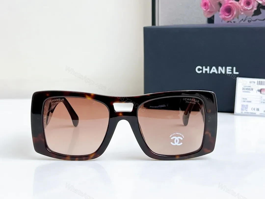 View 9 of Bold Tortoise Acetate Oversized Sunglasses with Gold Logo Details