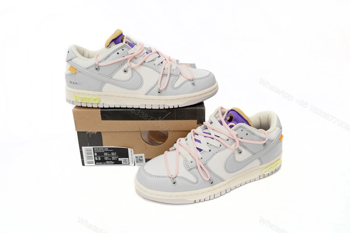 View 9 of OFF WHITE x Nike Dunk SB Low The 50 NO.24 DM1602-119