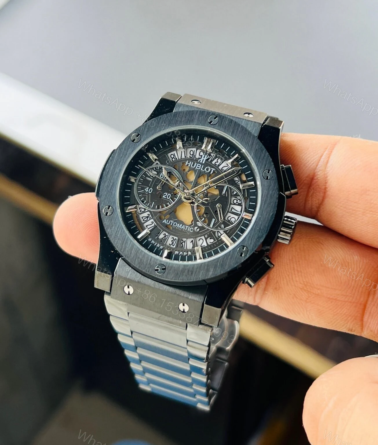 View 3 of Hublot Big Bang 5 Hand Rose Gold 44mm Chronograph