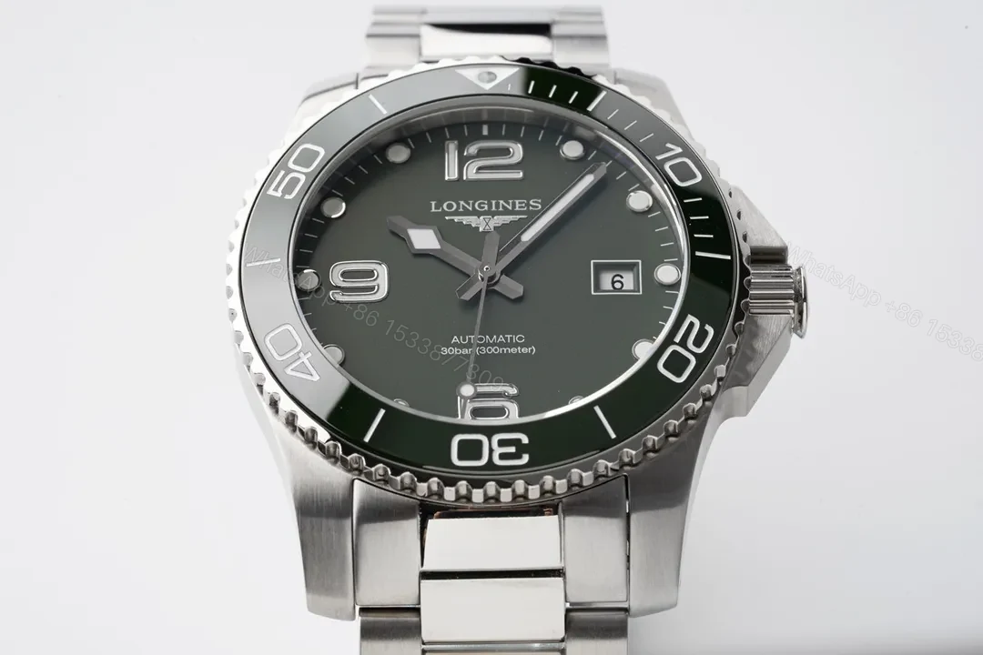 View 2 of Longines Conquest Green Dial Automatic Stainless Steel Watch