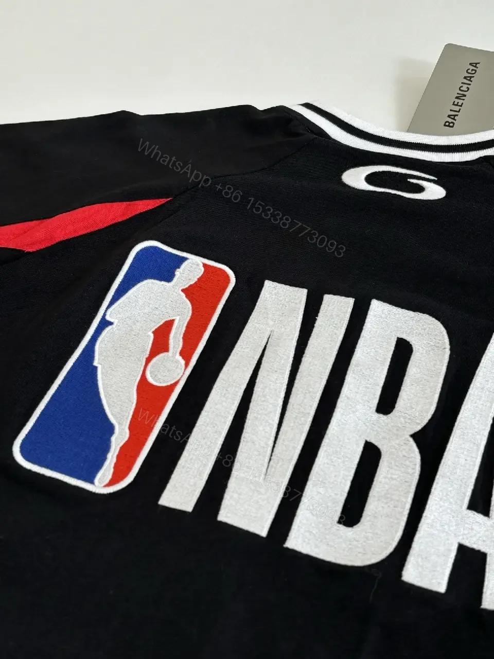 View 12 of Bold Jersey: Black Knit, Red Accents, Street Luxe Jersey