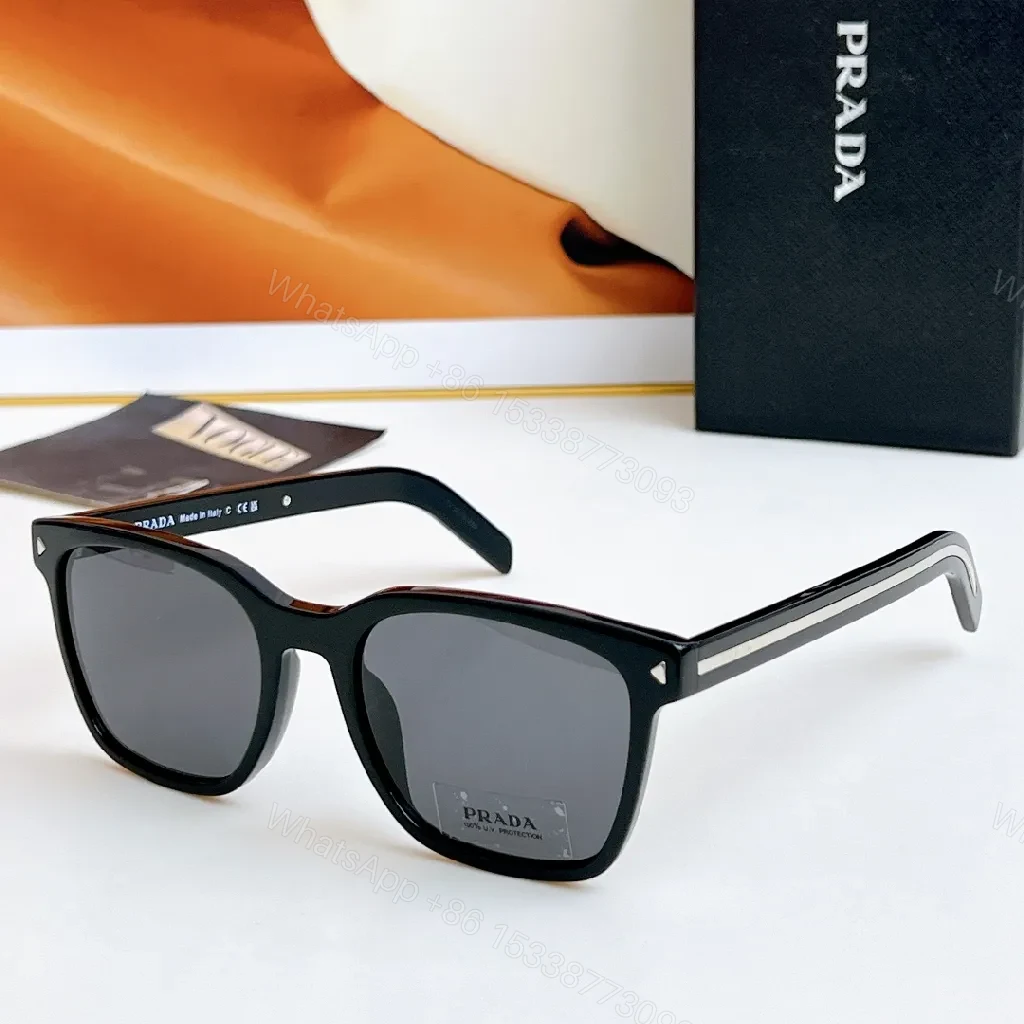 View 8 of Oversized Two-Tone Frame Sunglasses with UV400 Lenses
