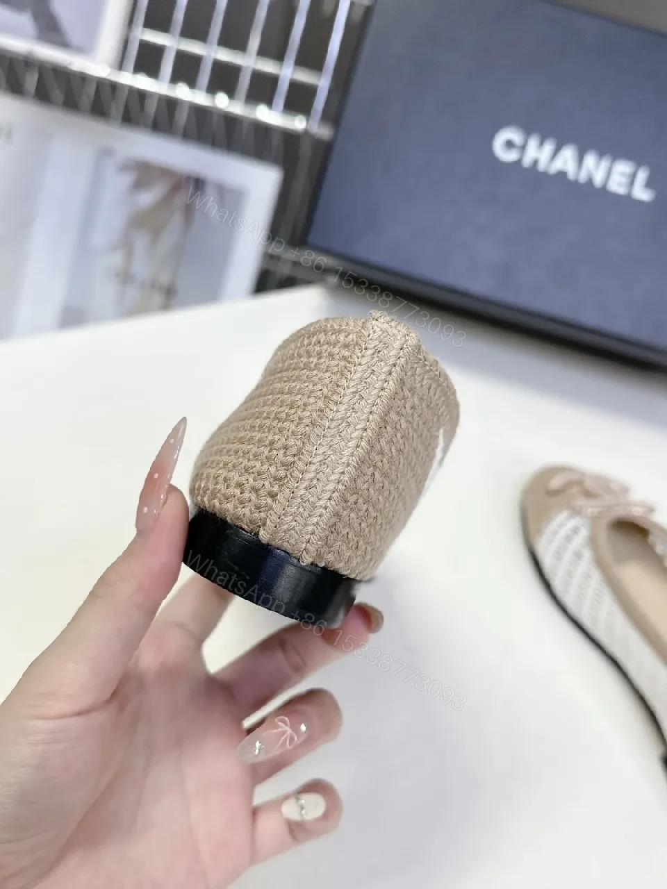 View 7 of Knit Espadrille Slip-Ons: Subtle Texture, Elevated Comfort