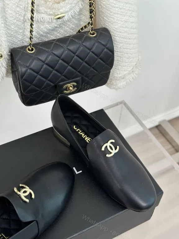 View 5 of Chic Leather Slip-Ons: Logo Hardware, All-Day Comfort