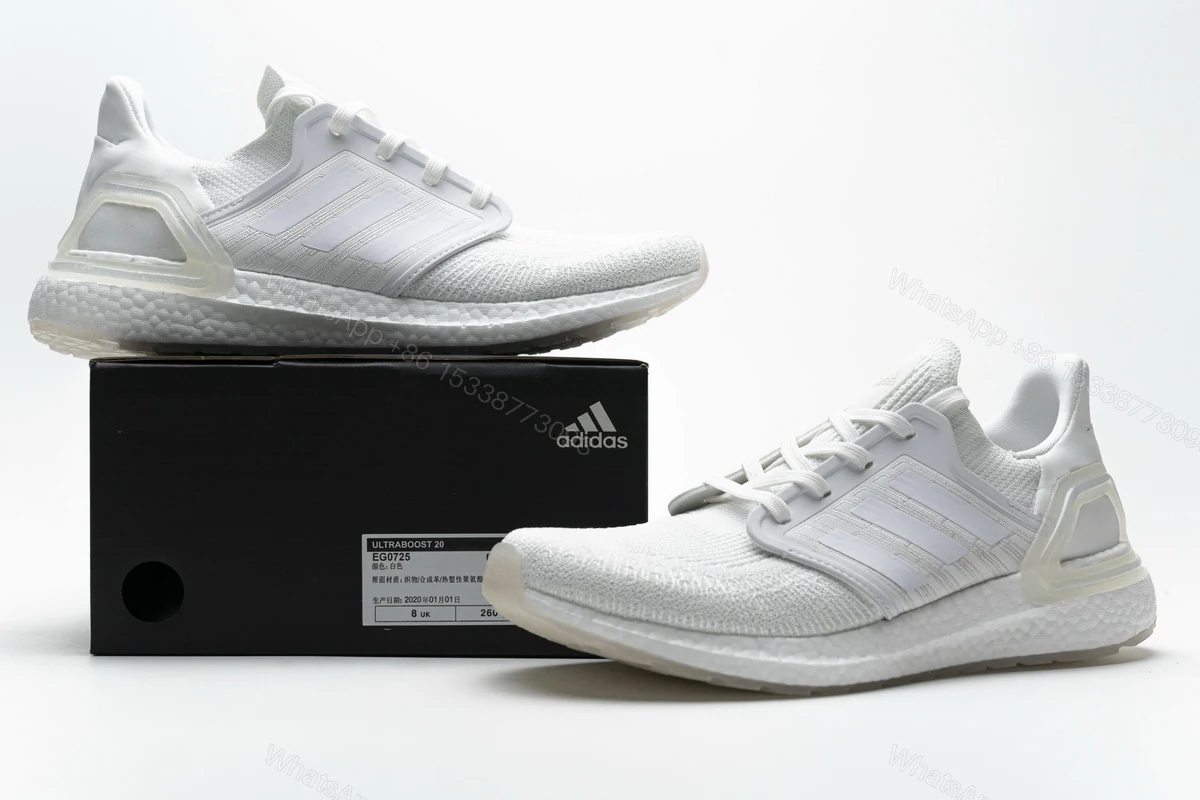 View 8 of Adidas Ultra Boost 20 Cloud White (W) EG0725