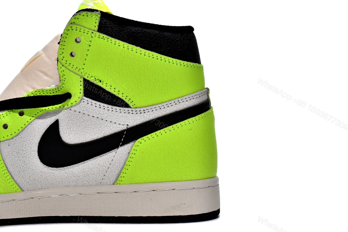 View 3 of Air Jordan 1 High OG Volt 555088-702