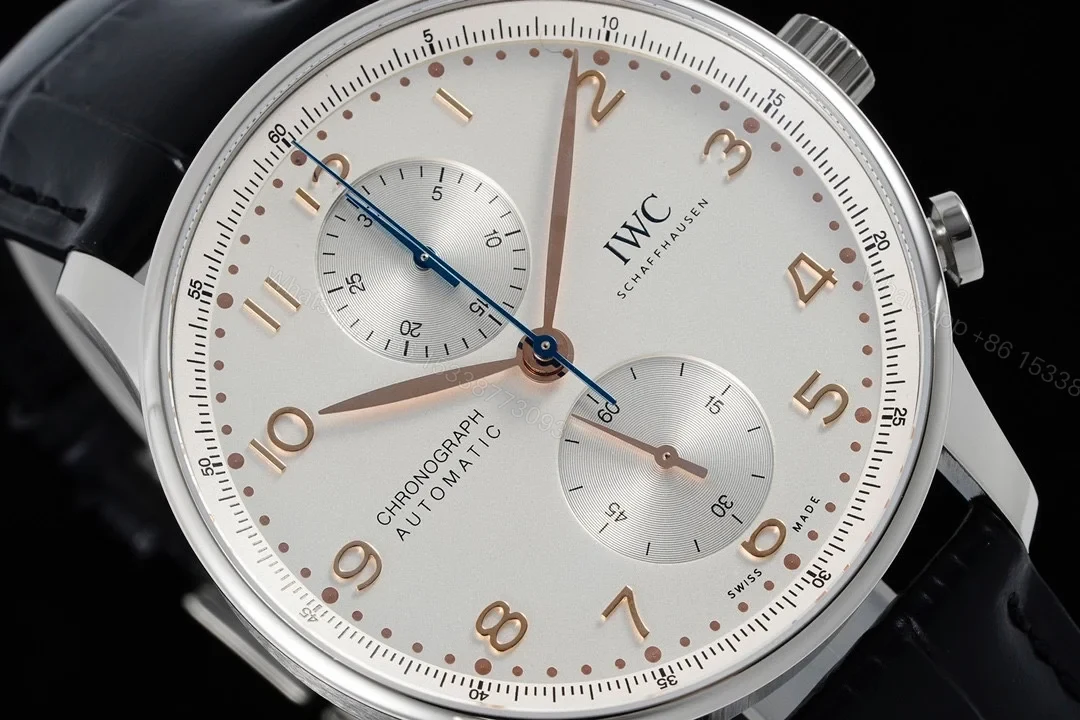 View 4 of IWC Portuguese Chrono-Automatic Stainless Steel / Silver IW3714-01