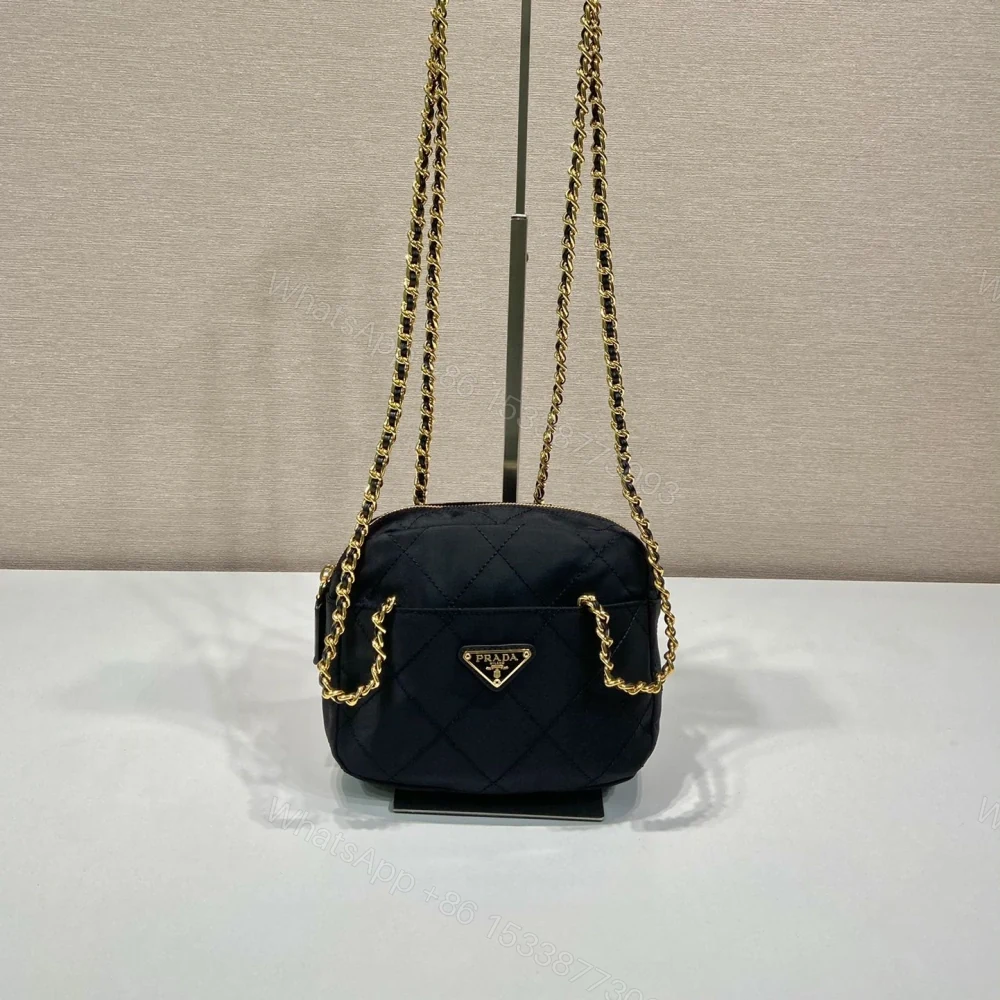 高仿Prada中古單肩包1BD632黑色免檢版 — view 1