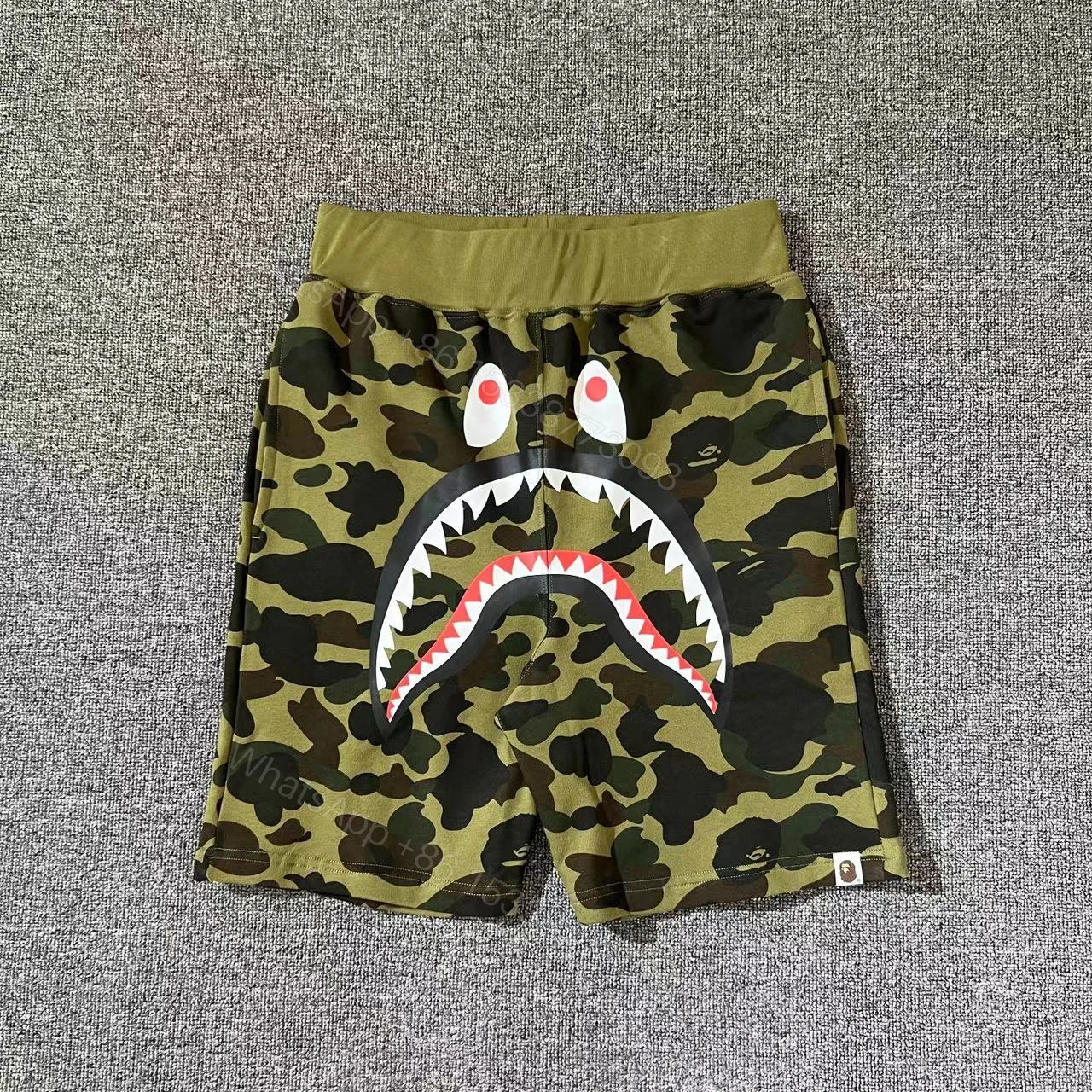 View 3 of BAPE Shorts # 8003 Blue & Yellow & Purple & Green & Red
