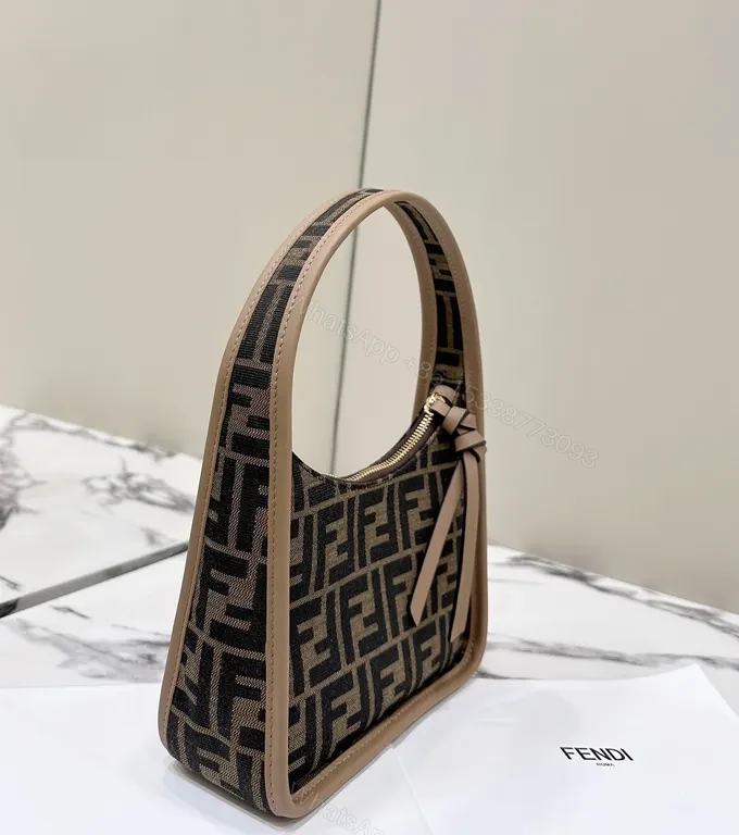 View 5 of Chic Fendi Monogram Shoulder Bag - Luxe Everyday Carry