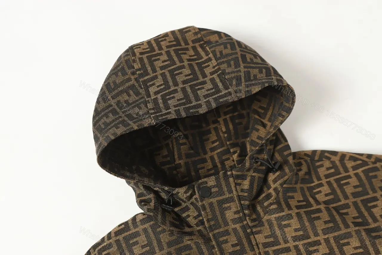 View 8 of Bold Patterned Parka: Urban Warmth, FF Motif Coat