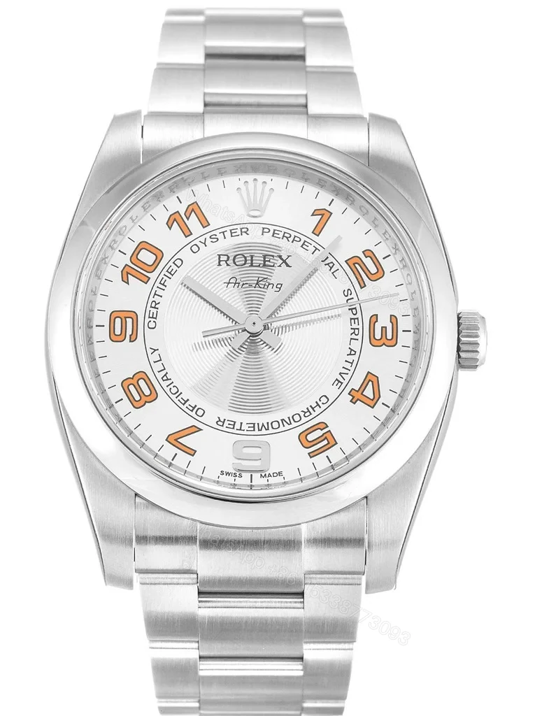 Replica Rolex Air-King Silver Dial 114200 — view 1