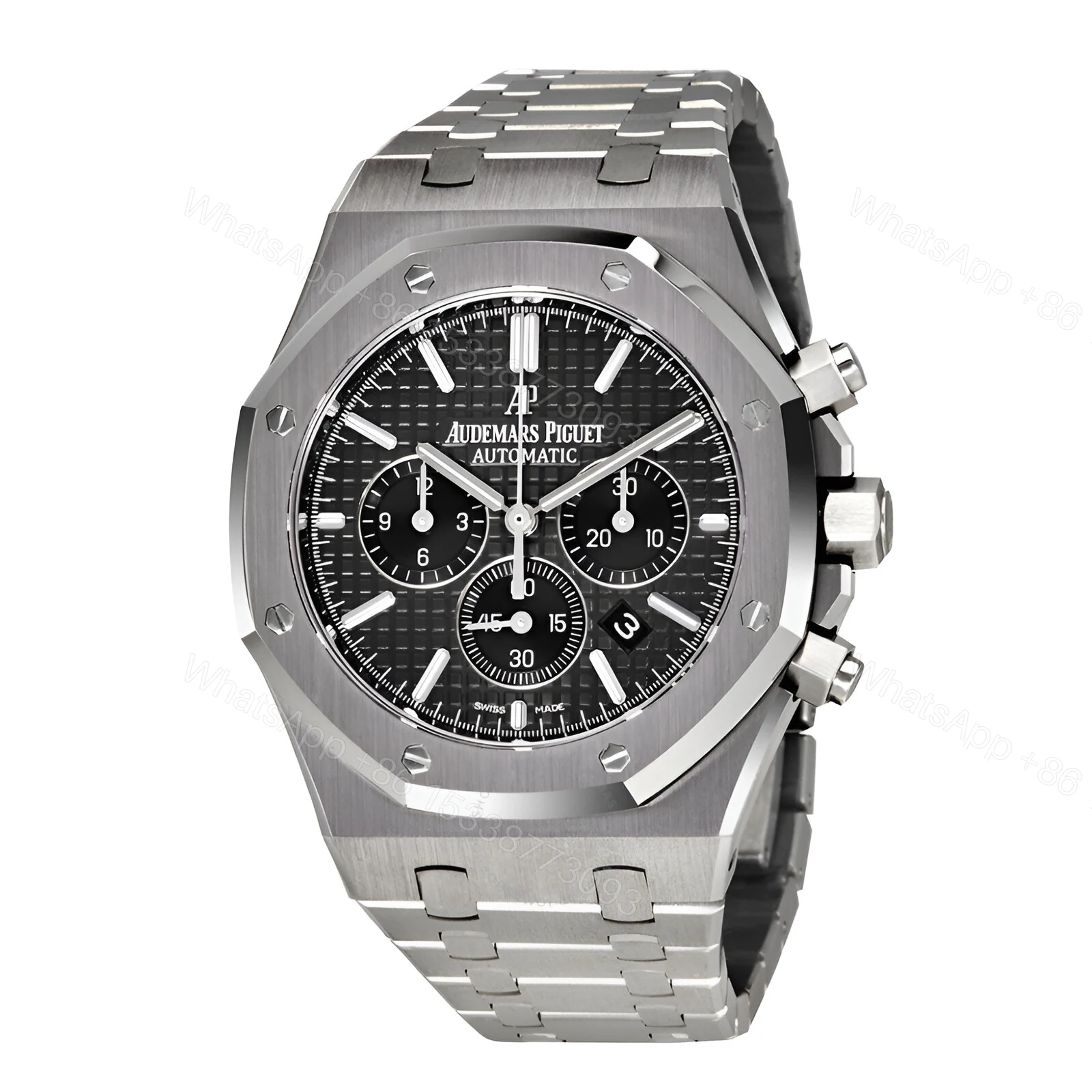 View 2 of Audemars Piguet Royal Oak Steel 26240ST.OO.1320ST.06 Black Dial Replica