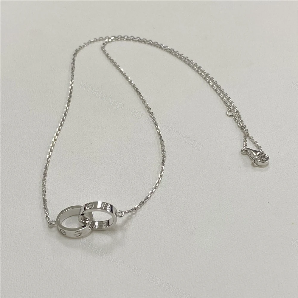 View 2 of Cartier Love Link Necklace White Gold B7212500