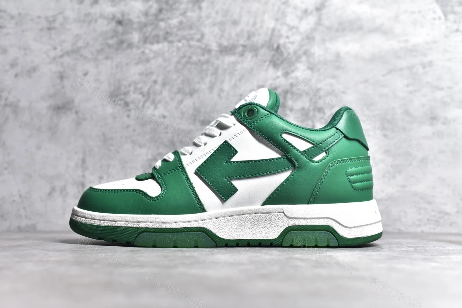 OFF-WHITE Out Of Office White Green — view 1