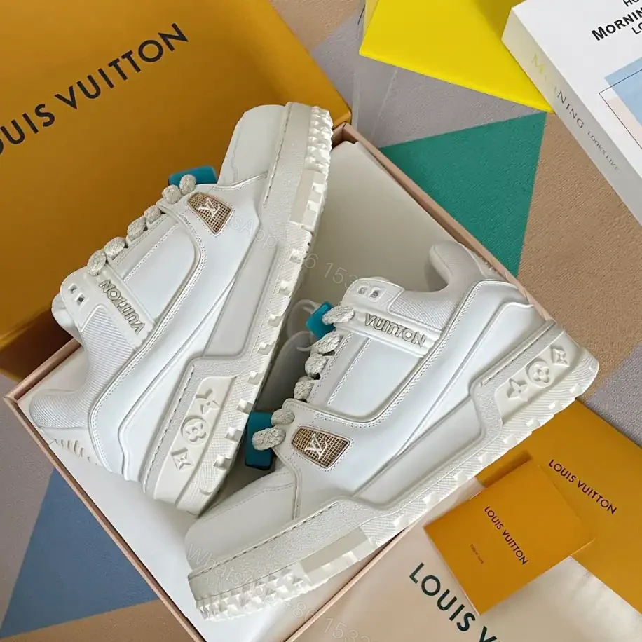 View 6 of LOUIS VUITTON LV TRAINER MAXI SNEAKERS IN WHITE – LSVT335