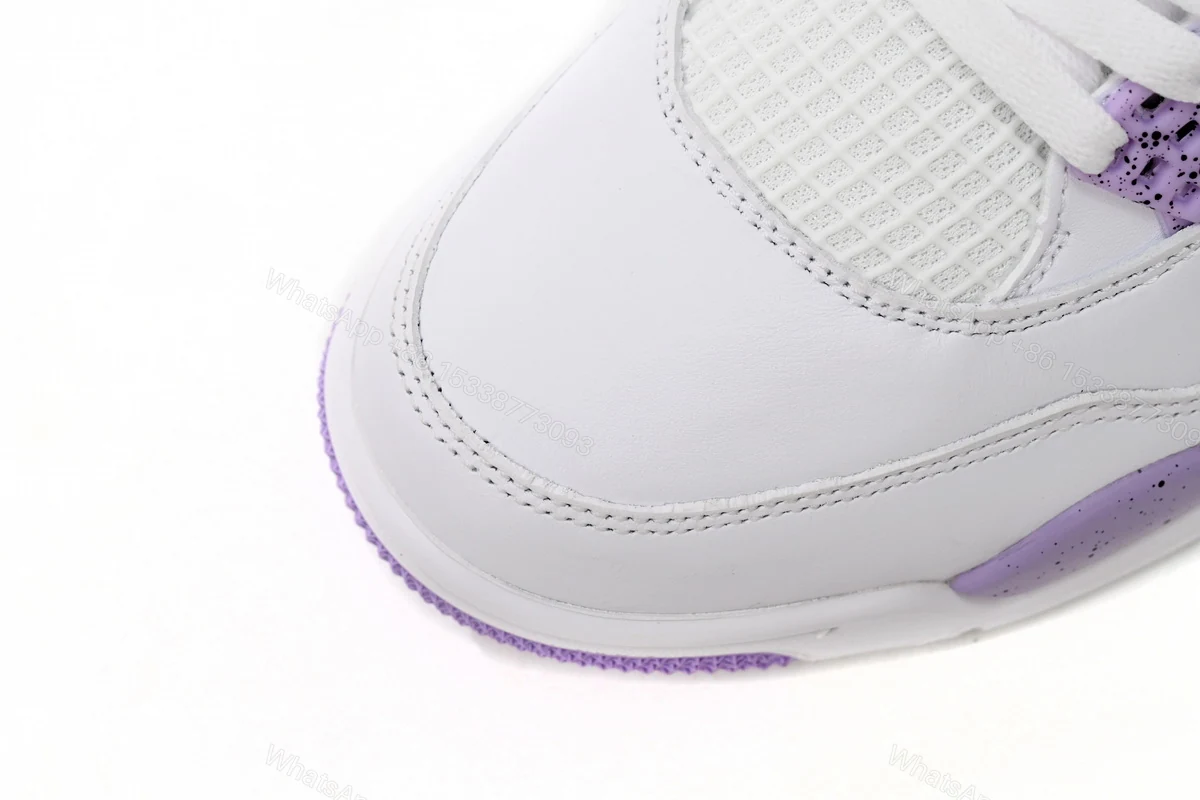 View 7 of Air Jordan 4 Retro White Purple CT8527-115