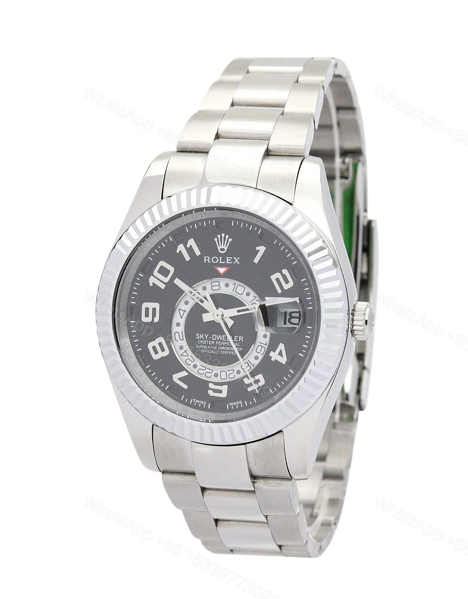 View 3 of Replica Rolex Sky-Dweller Black Dial 326938