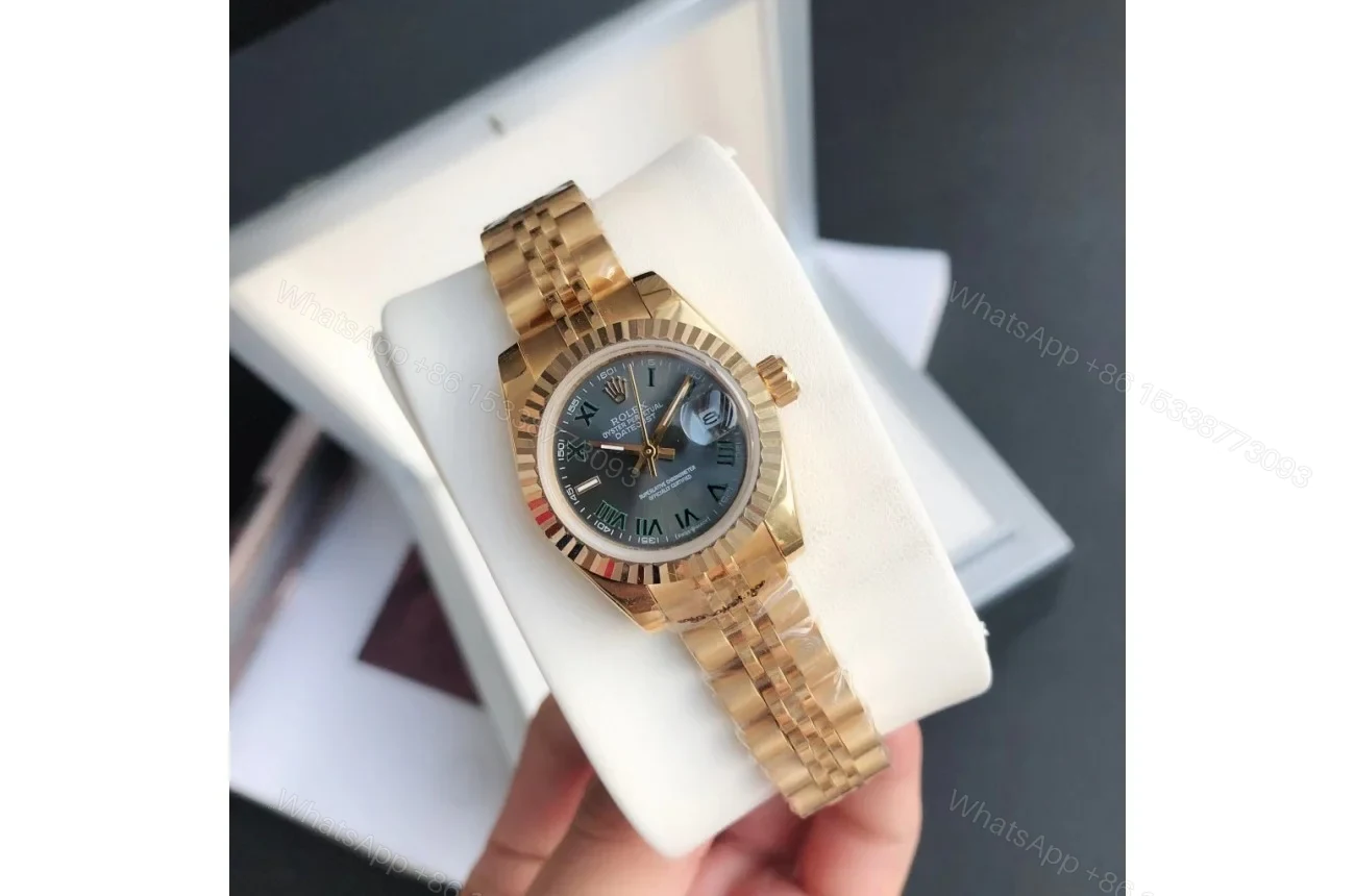 View 5 of Replica Rolex Datejust RG/RG Jubilee Bracelet 36/28 mm
