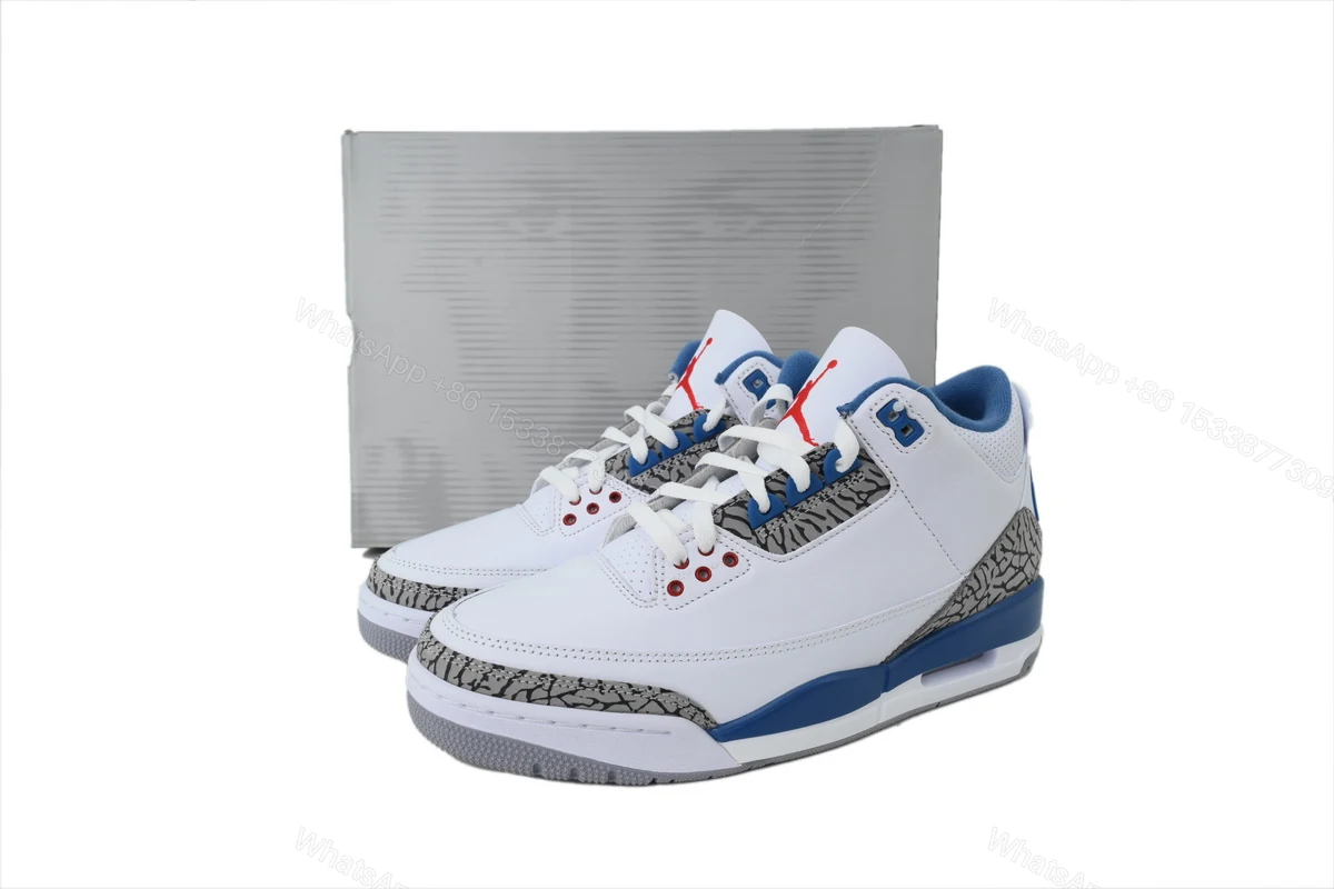 View 2 of Jordan 3 Retro True Blue (2026) IF4396-104