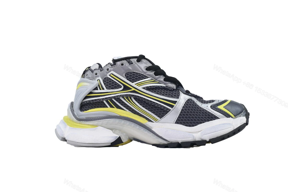 Balenciaga Runner Sneaker Grey Black Yellow 772767 W3RMU 1279 — view 2