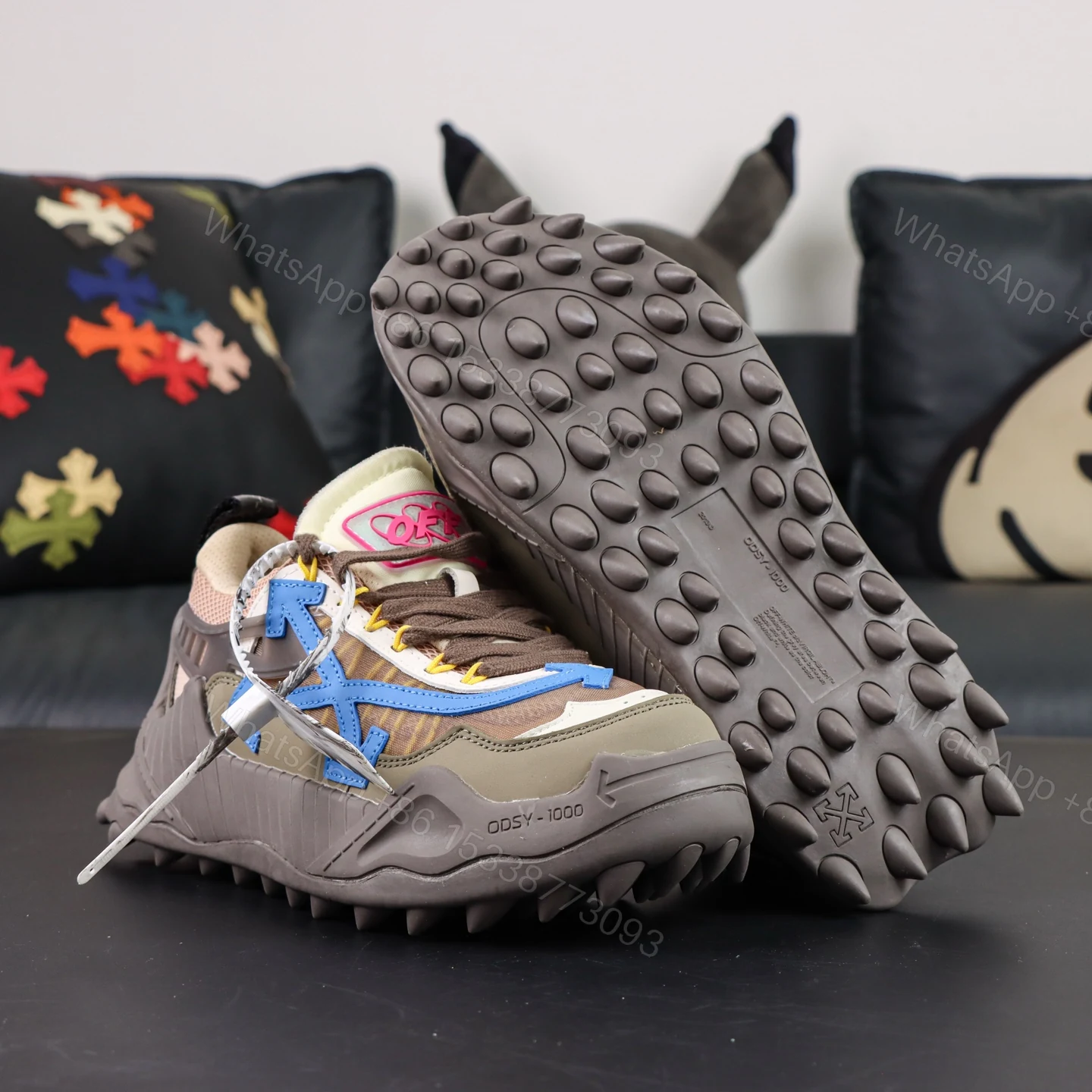 View 3 of Off White ODSY 1000 Brown Blue Reps