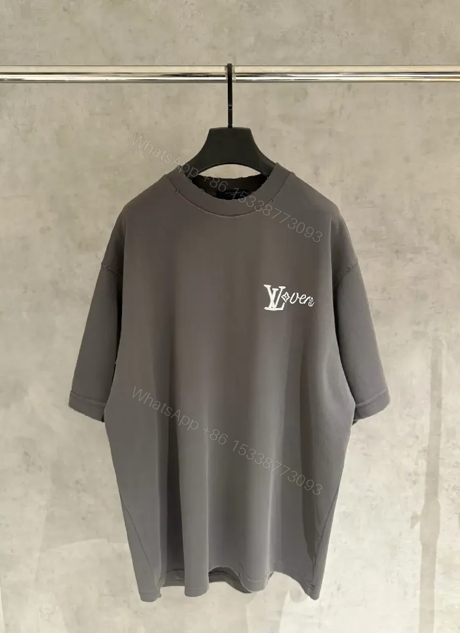View 8 of Oversized Crewneck Tee: Luxe Minimalist Logo, Premium Knit