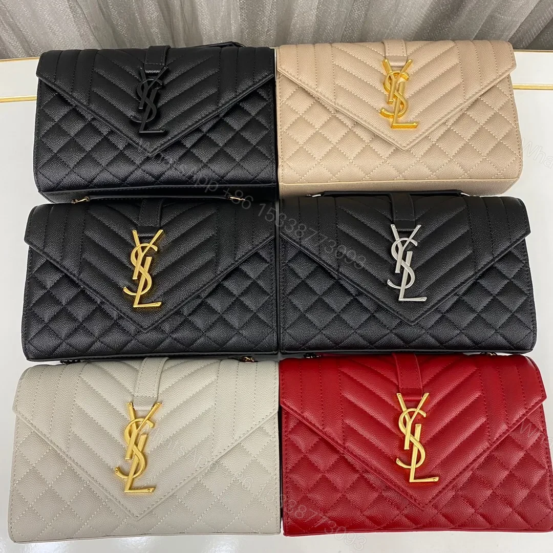 Saint Laurent Envelope Bag Small Black — view 1